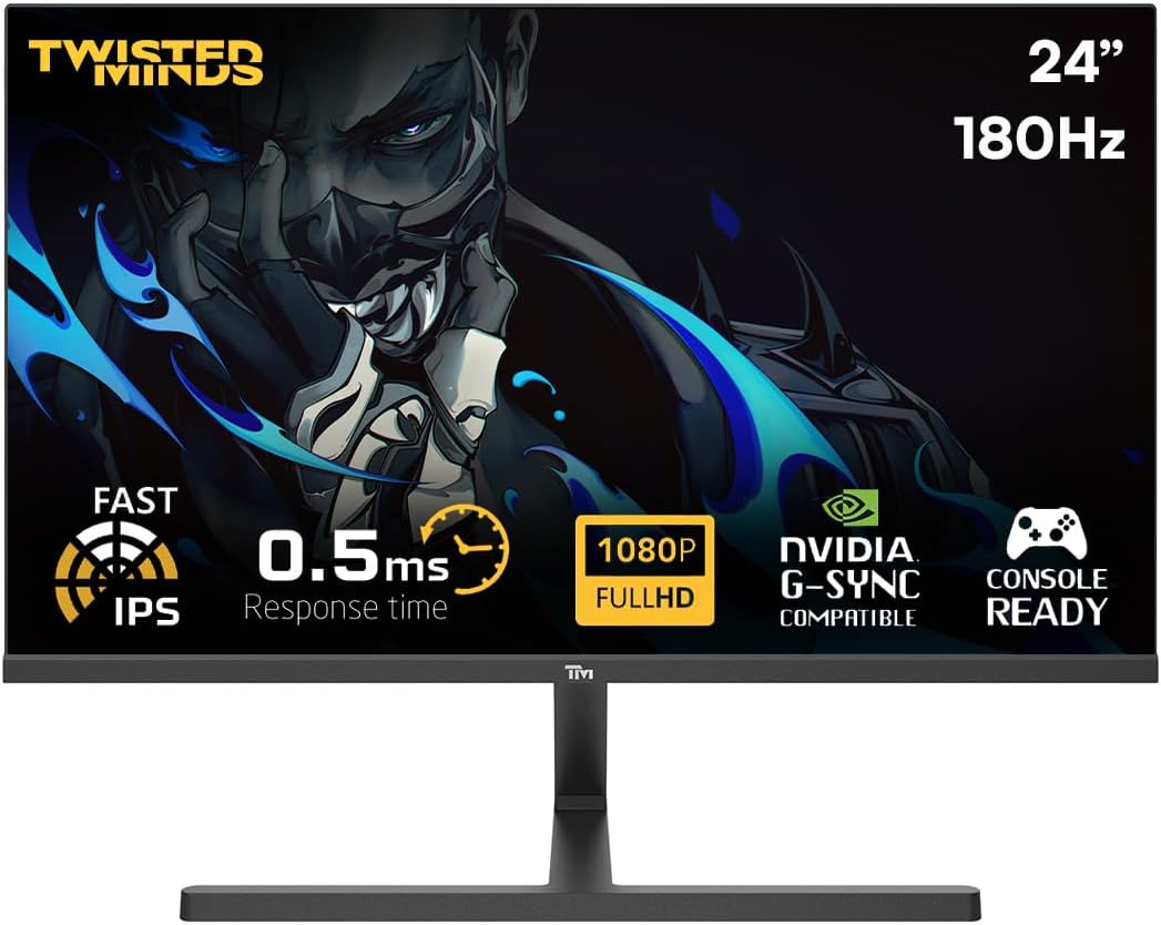 Twisted Mind TM24FHD180IPS 24inch FHD 180Hz 0.5ms Gaming monitor Twisted Mind TM24FHD180IPS 24inch FHD 180Hz 0.5ms Gaming monitor